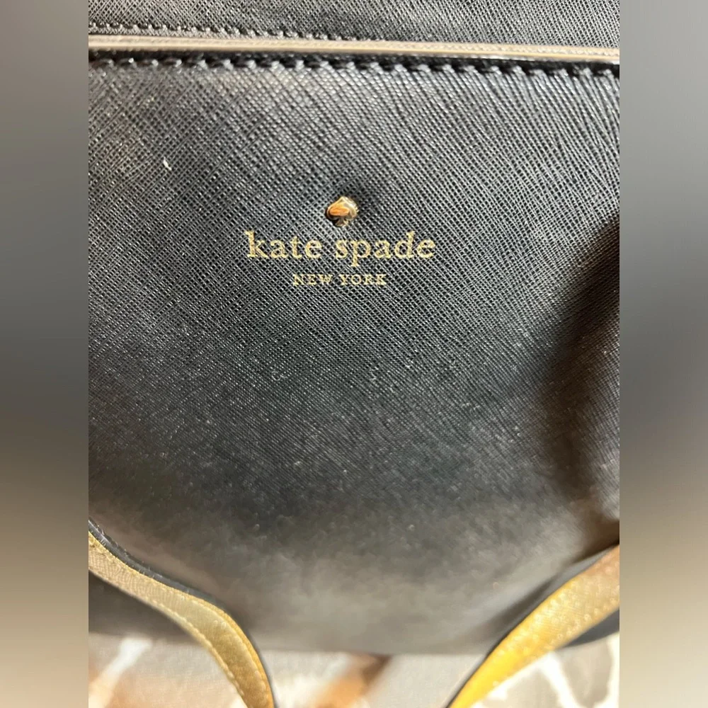 Kate Spade Black and Cream Tote Bag - GUC Rehab - See Callouts - Picture 16 of 16